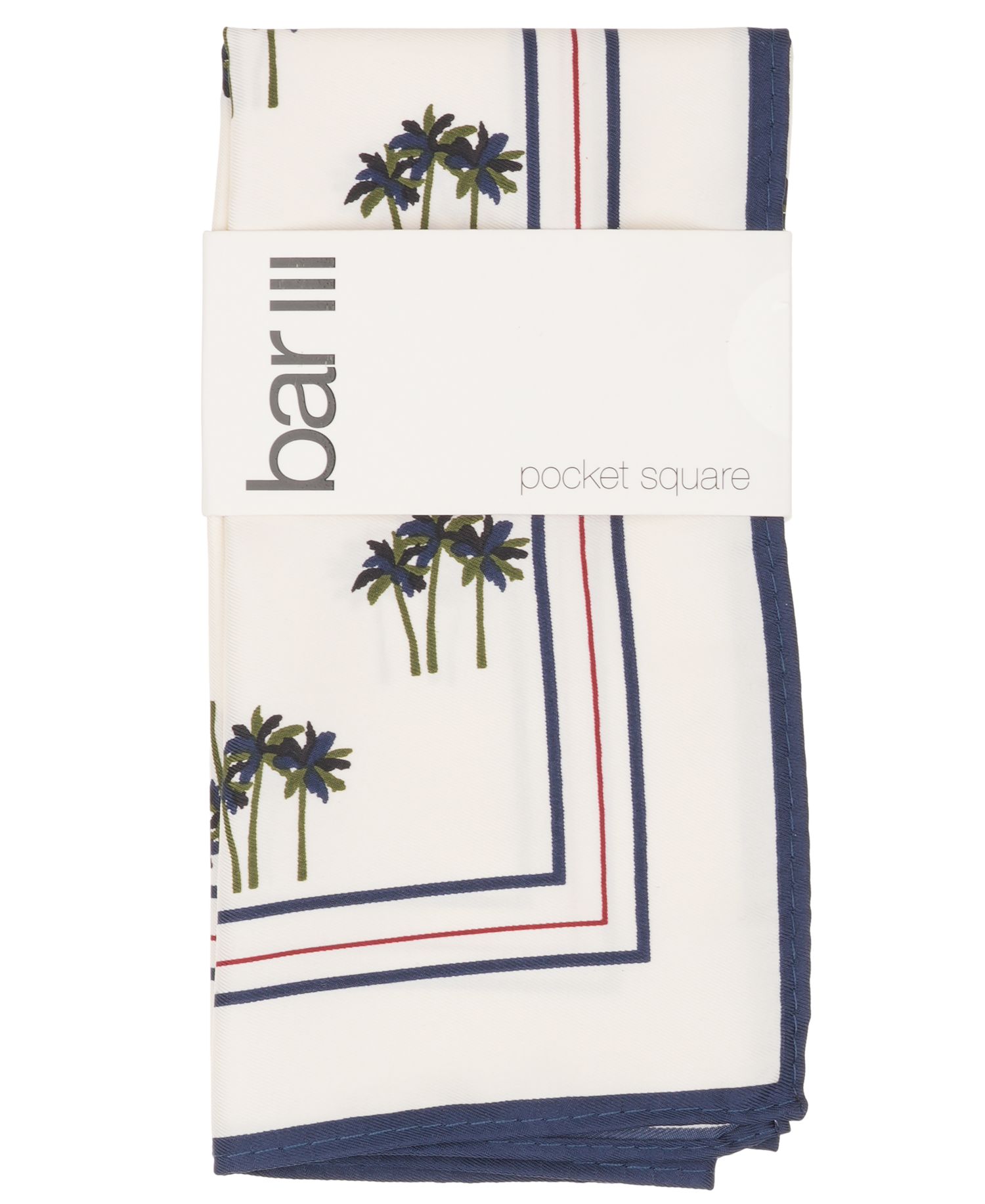 Men's Palm Printed Pocket Square