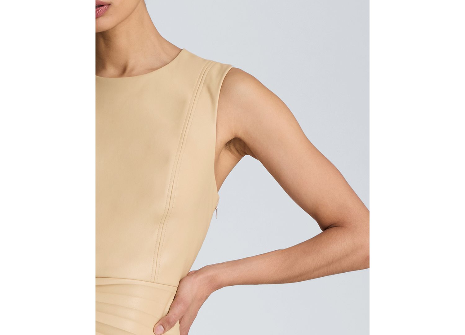 Women's Sunburst Pleated Midi Dress
