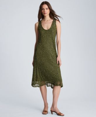 kenneth cole sequin shift dress Kenneth Cole Open Back Mini Dress, 10 / Metallic