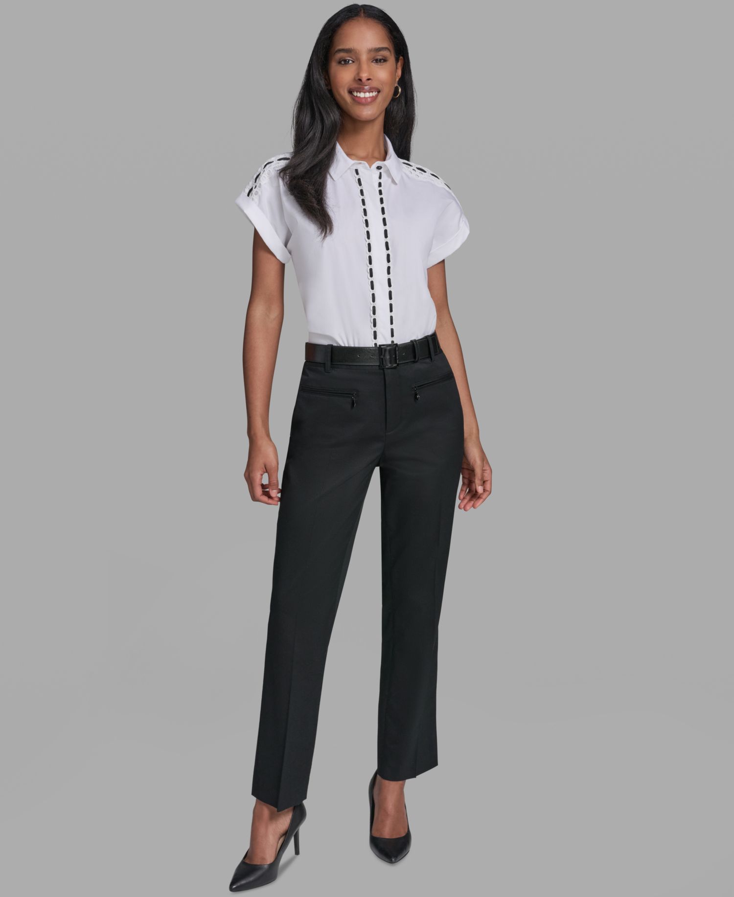 Women's Long Wide-Leg Pants