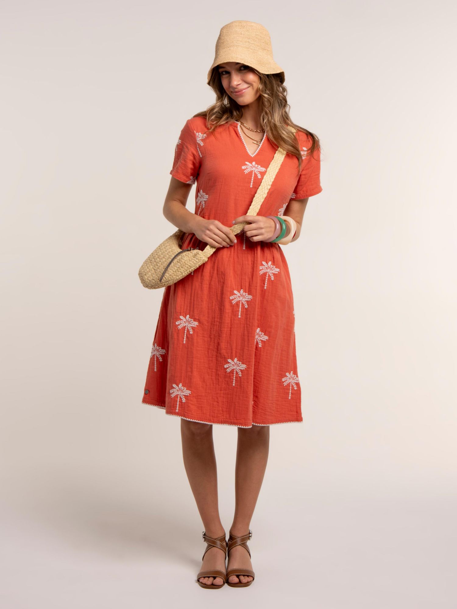 Women's Sol Embroidered Midi Dress