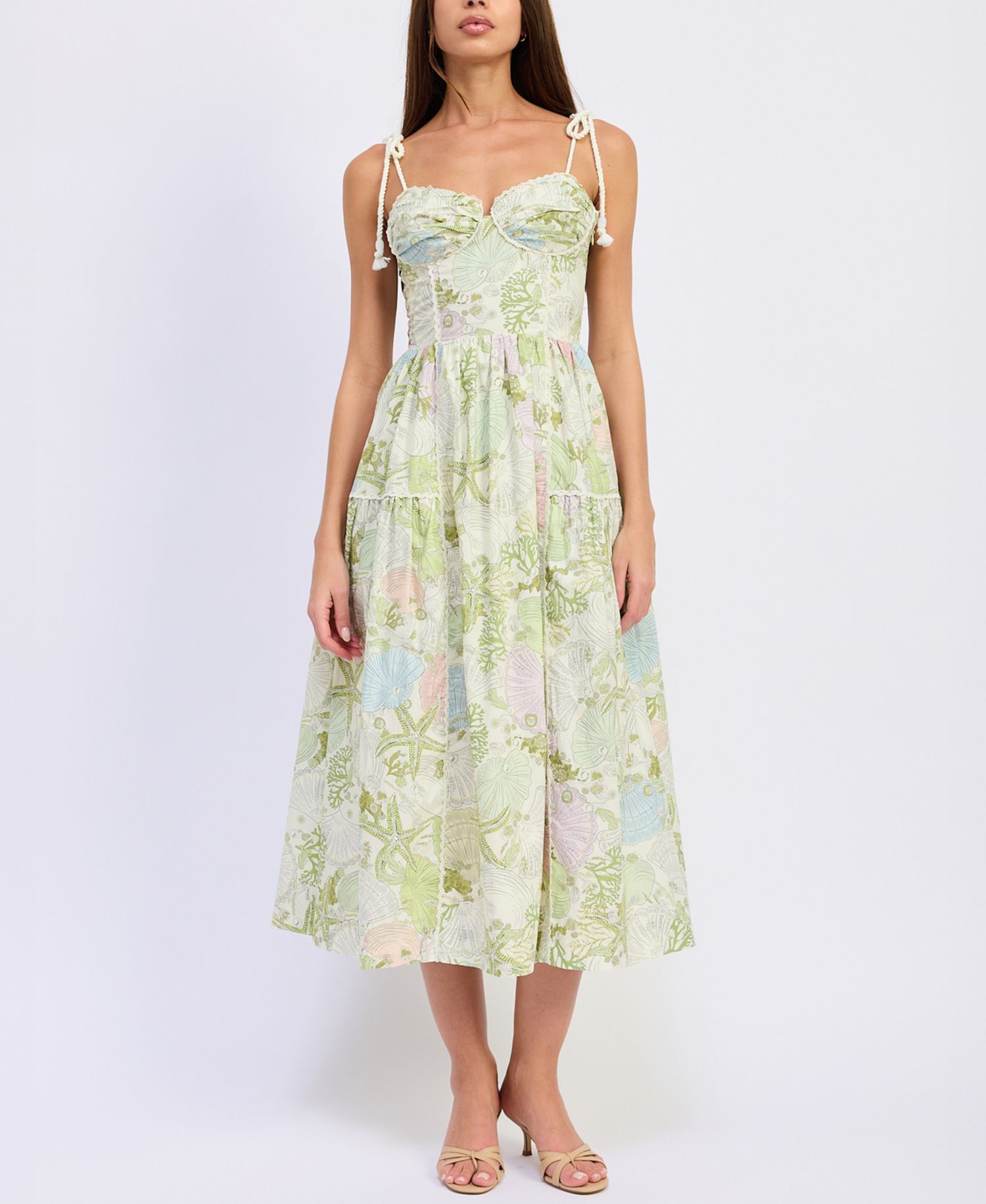 Women's Blair Printed Sleeveless Midi Dress