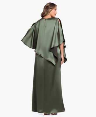 green mother of the bride dresses plus size or Groom Geometric Dress