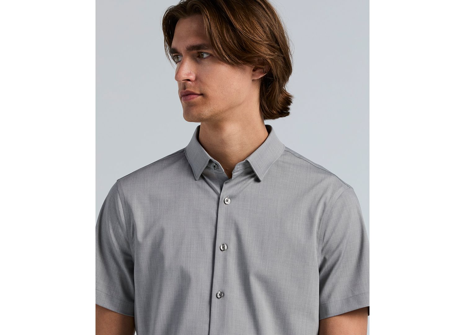 Men's Slim-Fit Short-Sleeve Shirt