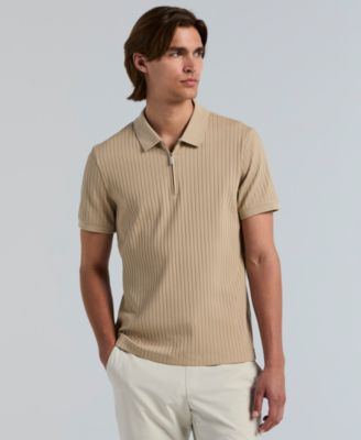 Men's Quarter-Zip Polo Shirt