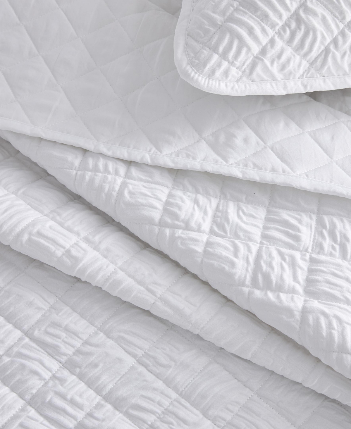 Linery & Co Diamond Textured Quilt Set With Shams
