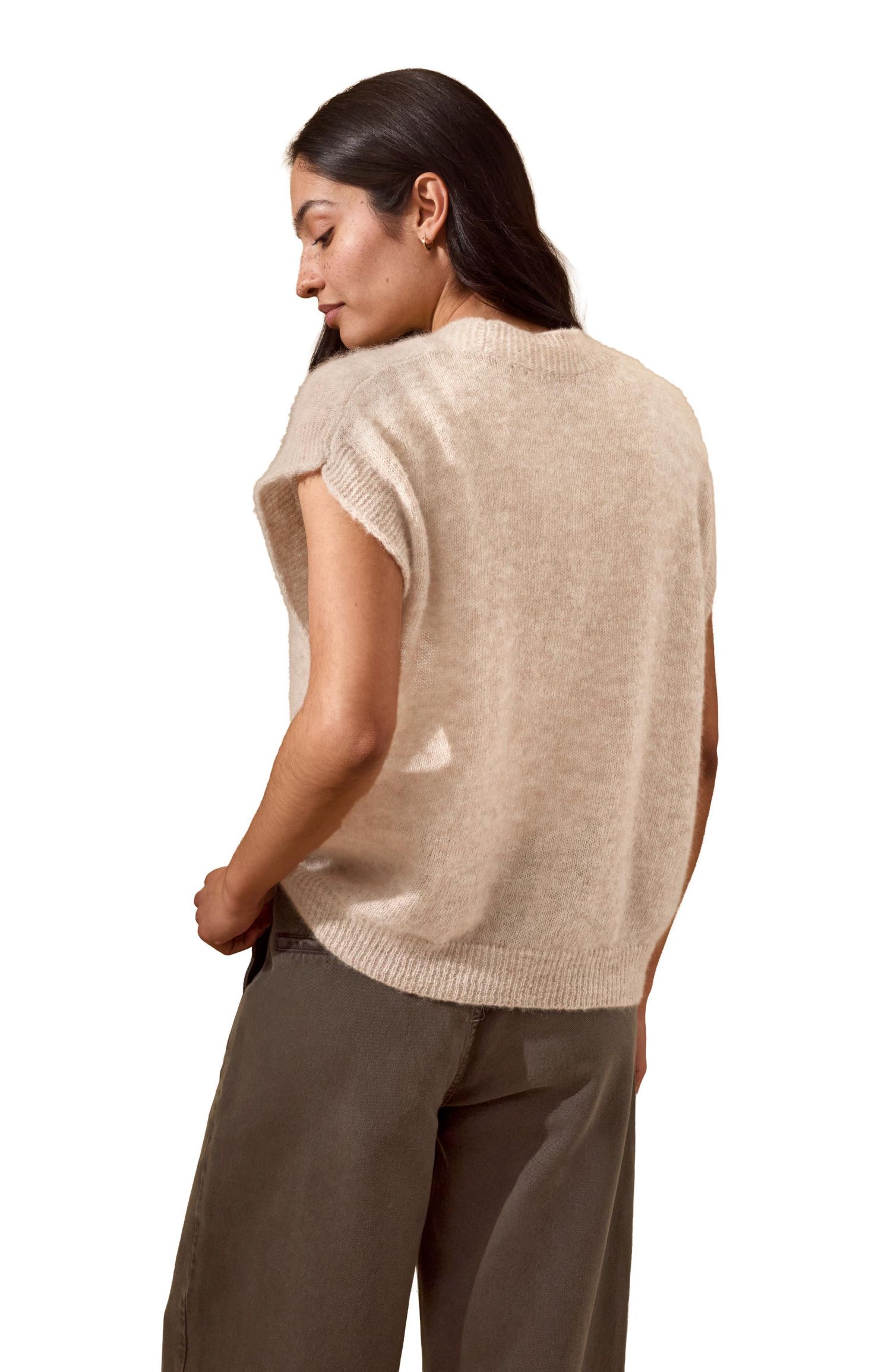 Women's Grown On Button Up Sleeve Cardigan