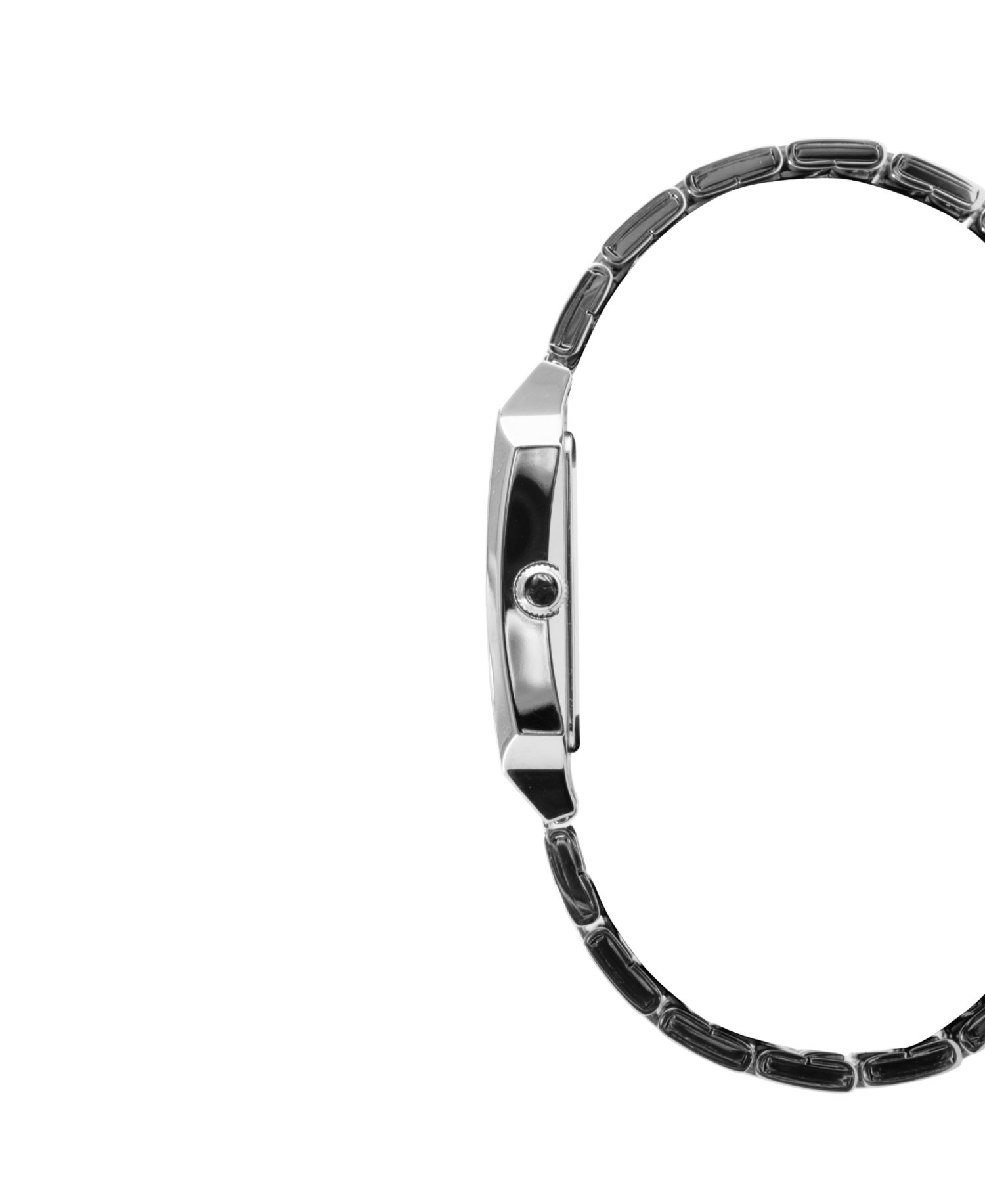 Unisex Japanese Quartz Analog Silver-Tone Stainless Steel Watch 31.5mm