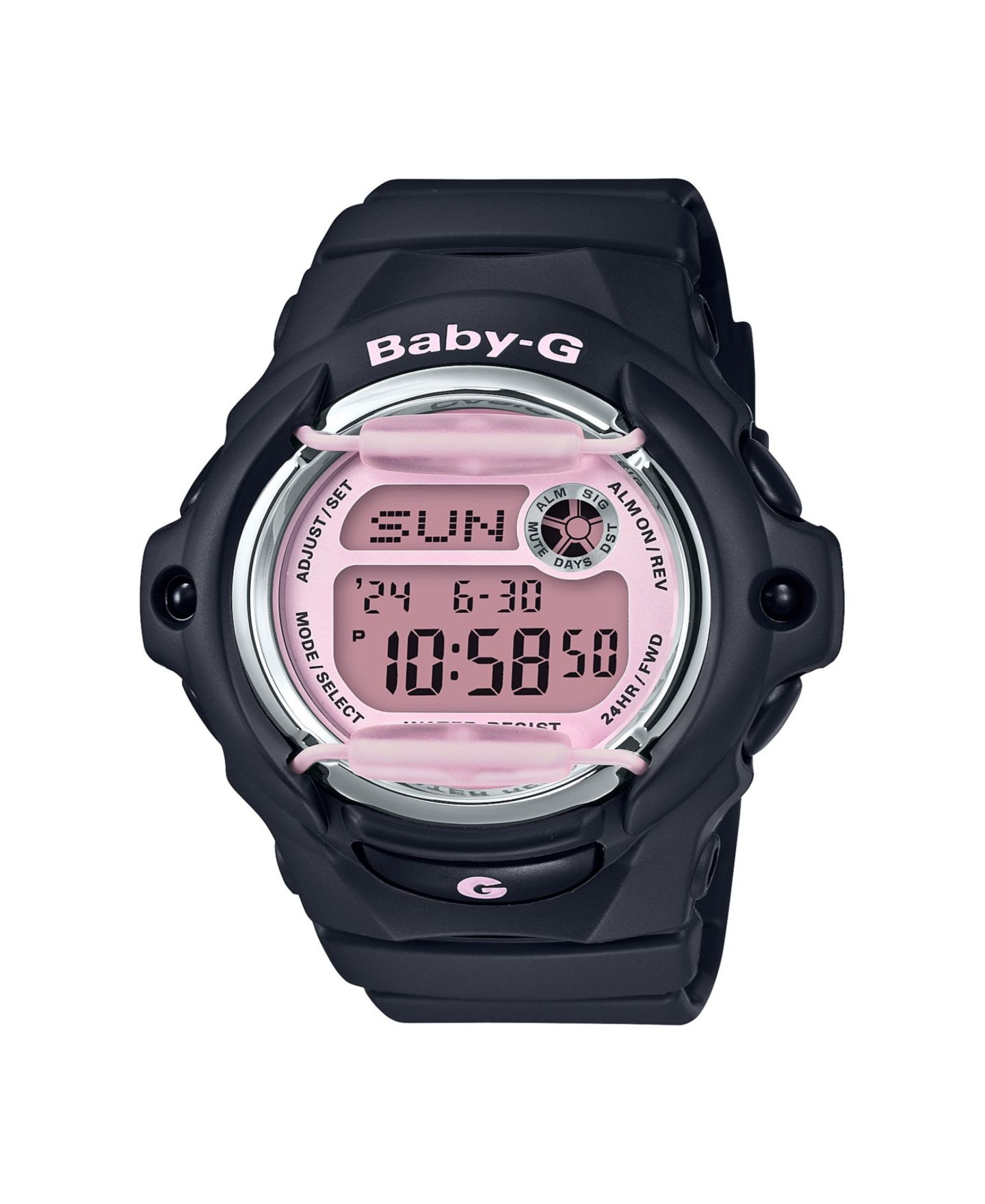 Часы G-Shock Unisex Japanese Quartz Black Resin Watch 42.6mm — фото 1