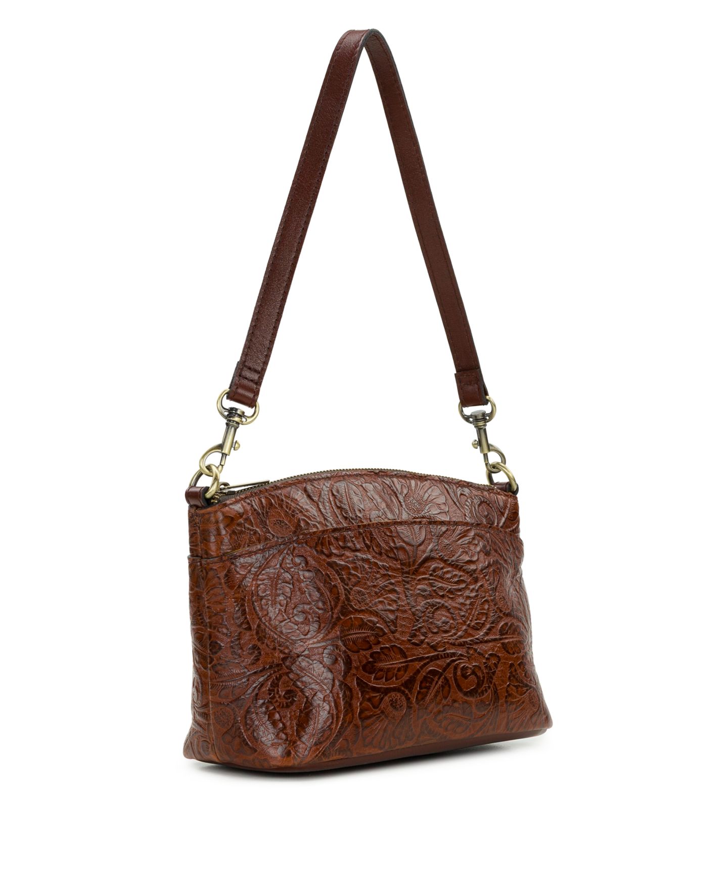 Женская сумка Patricia Nash Arlee Small Crossbody, цвет: Коньячный — фото 3