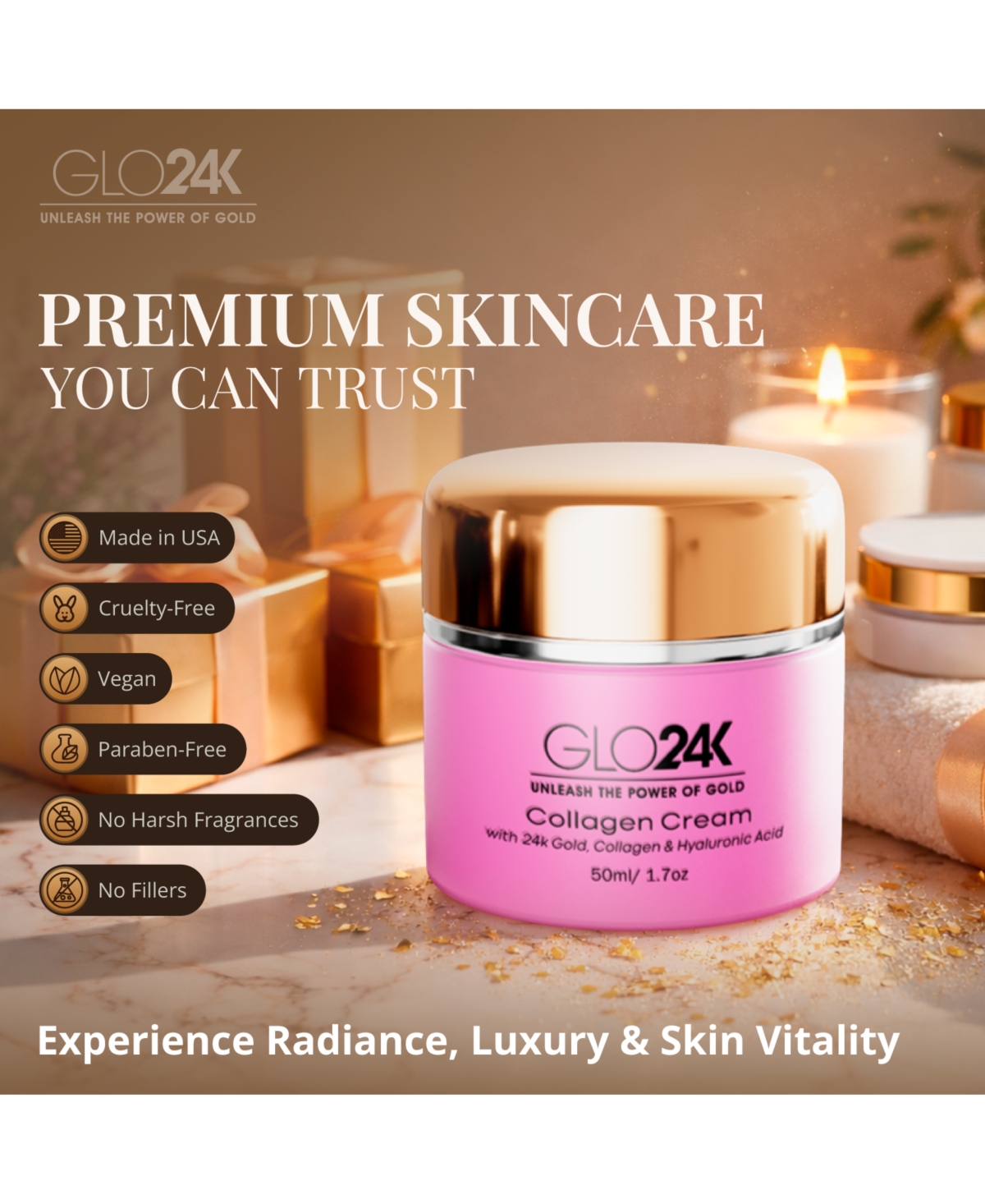 Collagen Face & Neck Cream 1.7oz