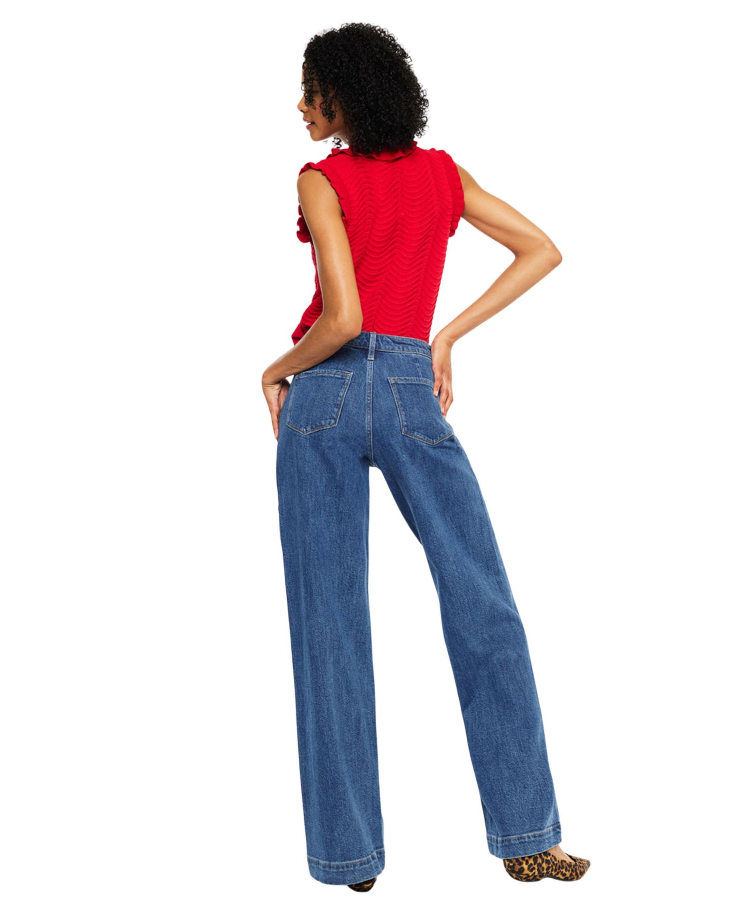 Women's Sol High Rise Wide Leg Trouser Jeans