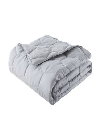 Honeycomb Down Alternative Contrast Trim Blanket, Twin