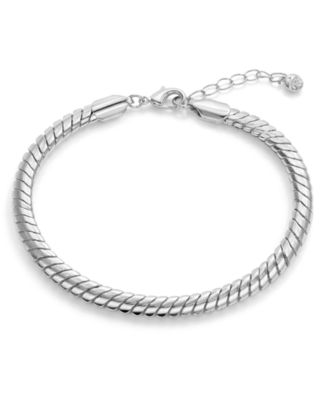 And Now This Link Bracelet - Fine Silver Plated
