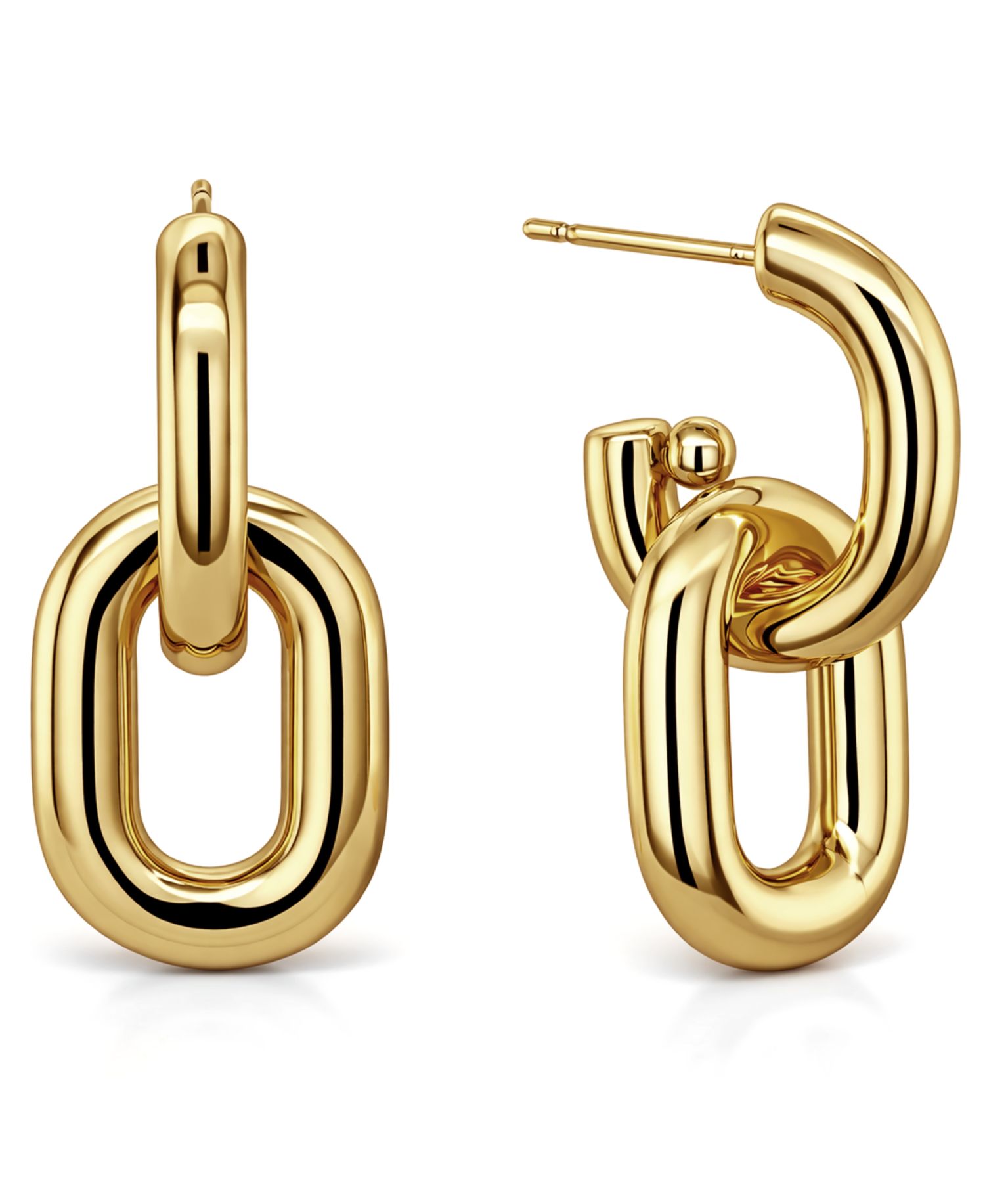 Link Drop Post Earring