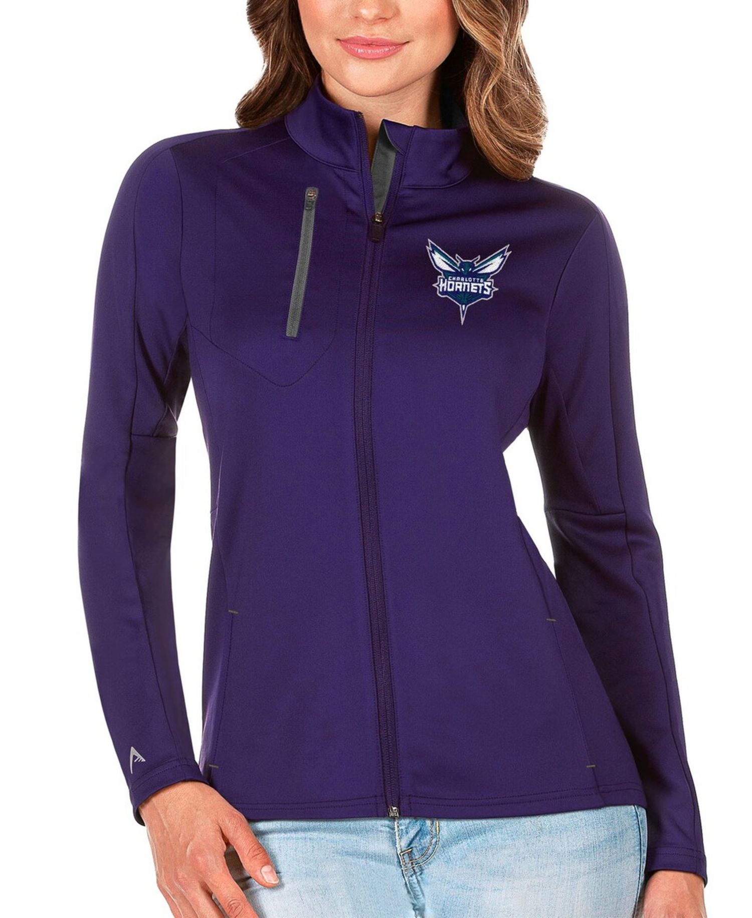 Women's Purple Charlotte Hornets Generation Full-Zip Jacket