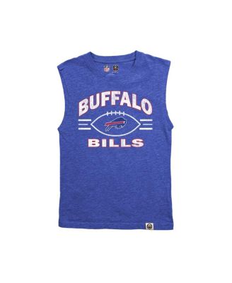 Big Boys and Girls Heather Royal Buffalo Bills Muscle Tank Top