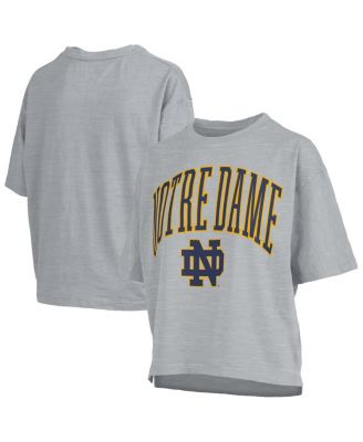 Women's Gray Notre Dame Fighting Irish Nelson T-Shirt