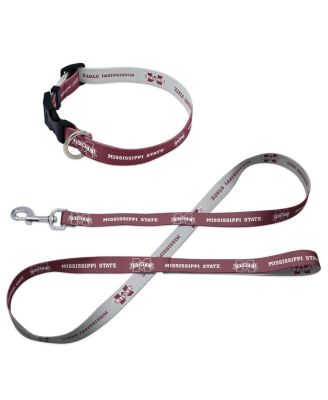 Mississippi State Bulldogs Pet Leash and Collar Set