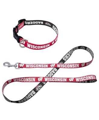 Wisconsin Badgers Pet Leash and Collar Set