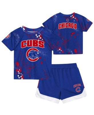 Preschool Royal Chicago Cubs Pinch Hitter Infielder T-Shirt & Shorts Set