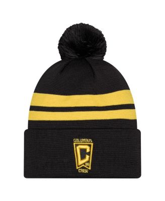Men's Black Columbus Crew 2026 Jersey Hook Cuffed Knit Hat with Pom
