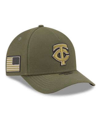 Big Boys and Girls Olive Minnesota Twins 2026 Armed Forces Day 9FORTY M-Crown Adjustable Hat