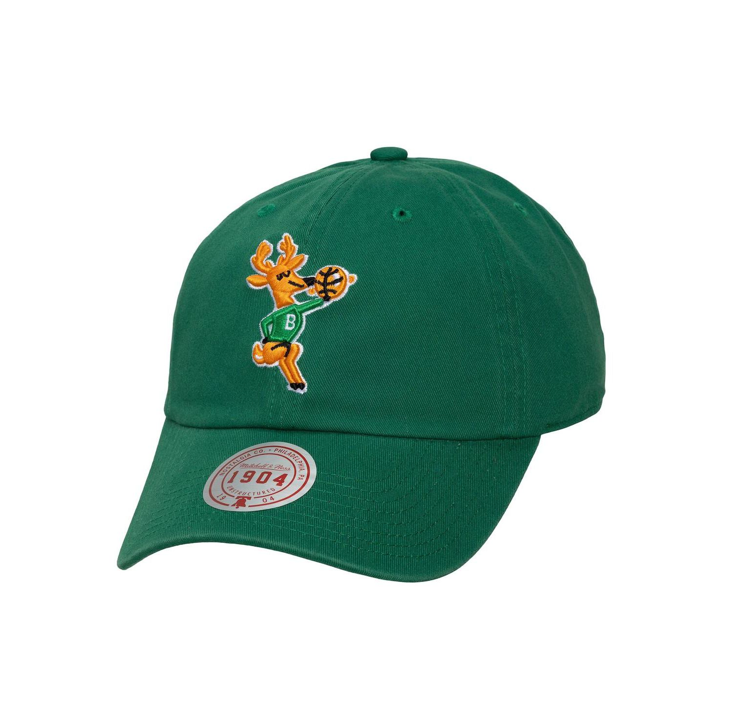 Men's Hunter Green Milwaukee Bucks Hardwood Classics 1904 Adjustable Hat