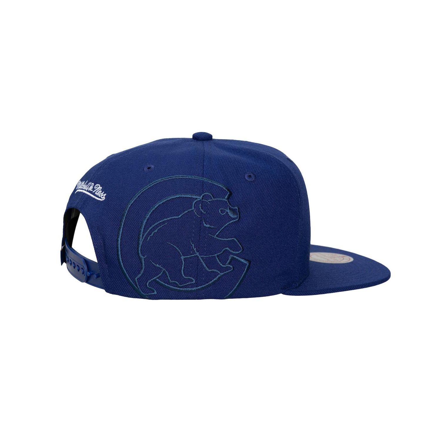 Men's and Women's Royal Chicago Cubs Side Logo Snapback Hat