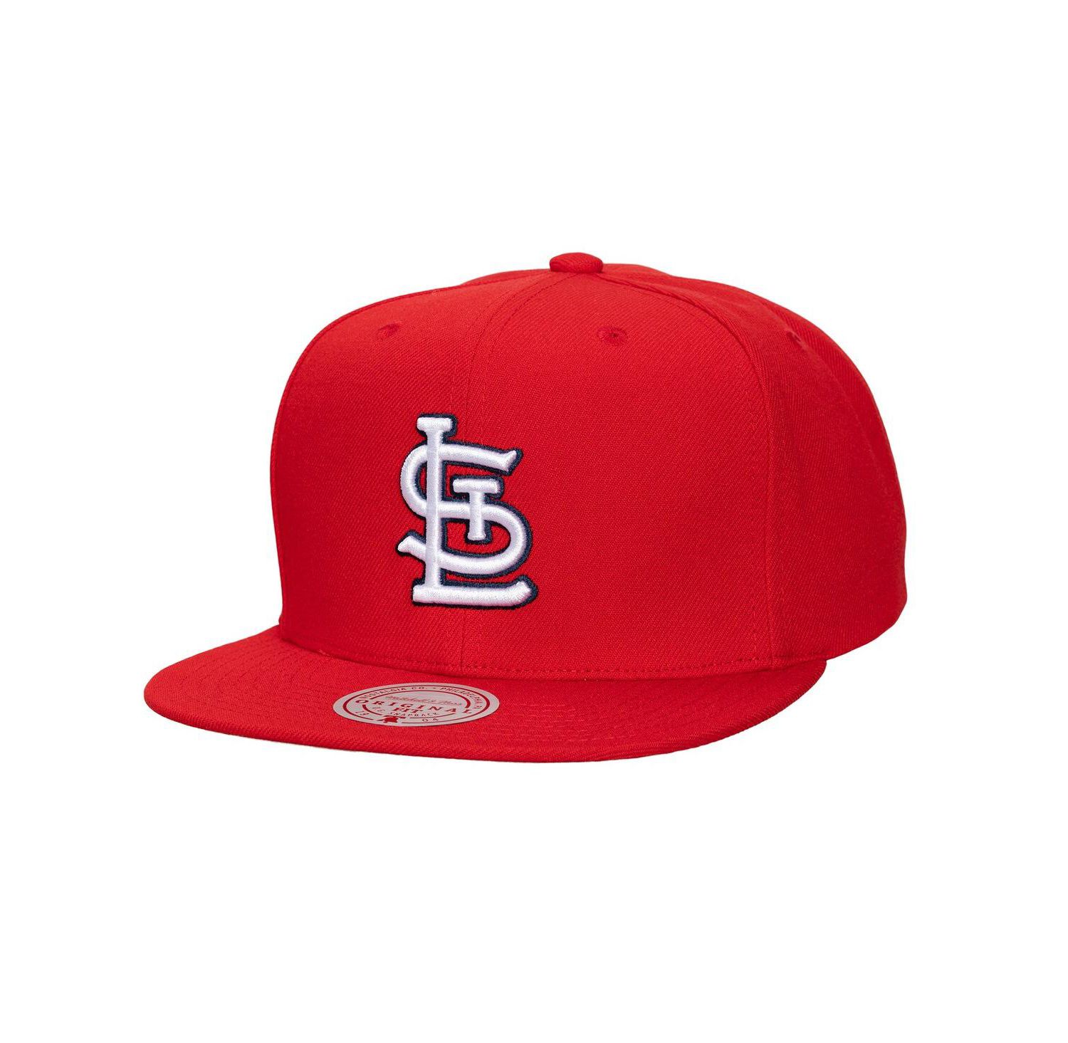 Men's and Women's Red St. Louis Cardinals Side Logo Snapback Hat