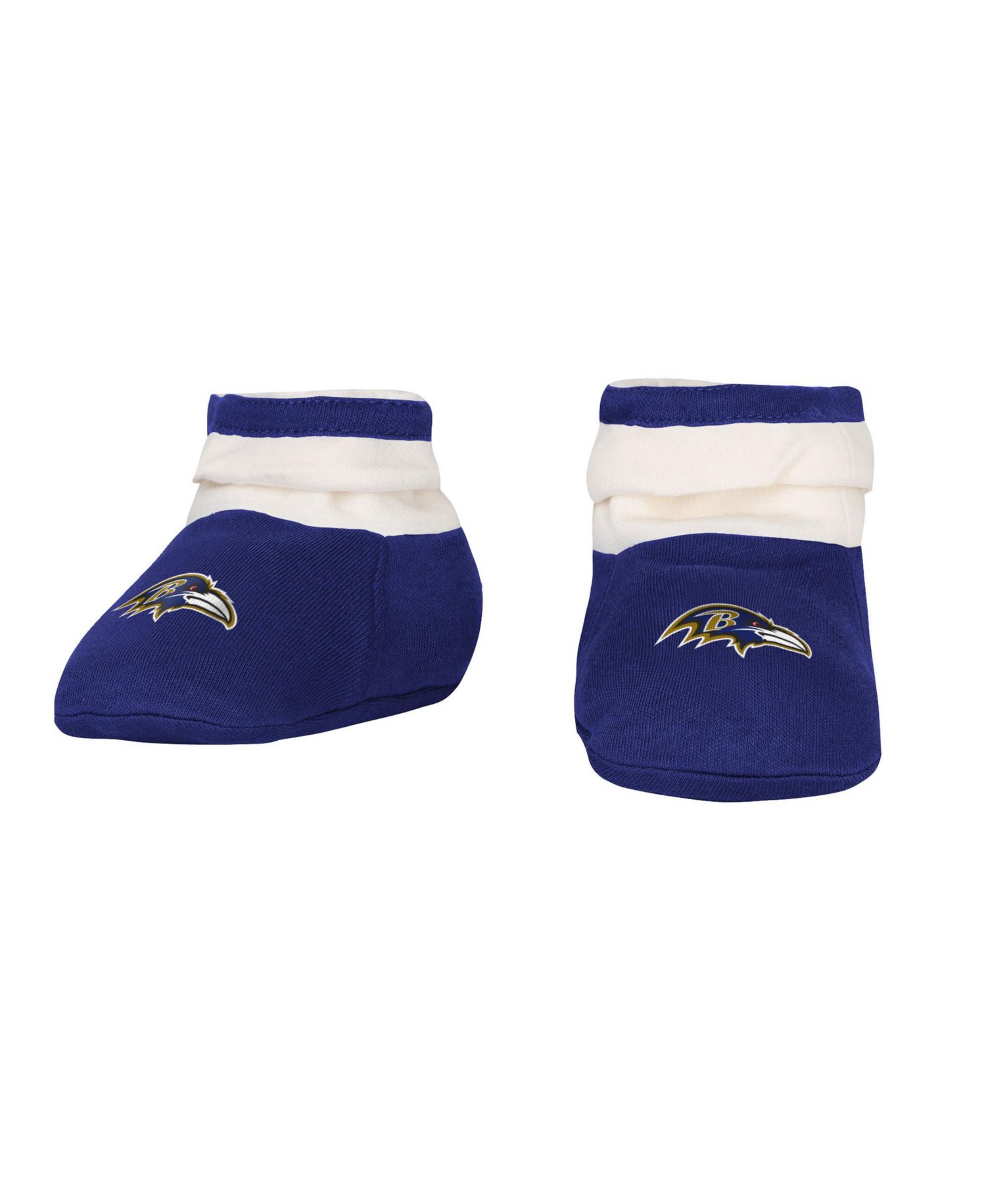 Baby Boys and Girls Baltimore Ravens Up One Bodysuit, Bib & Booties Set