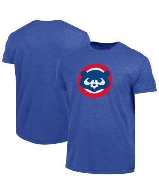 Men's Royal Chicago Cubs Cooperstown Logo Tri-Blend T-Shirt