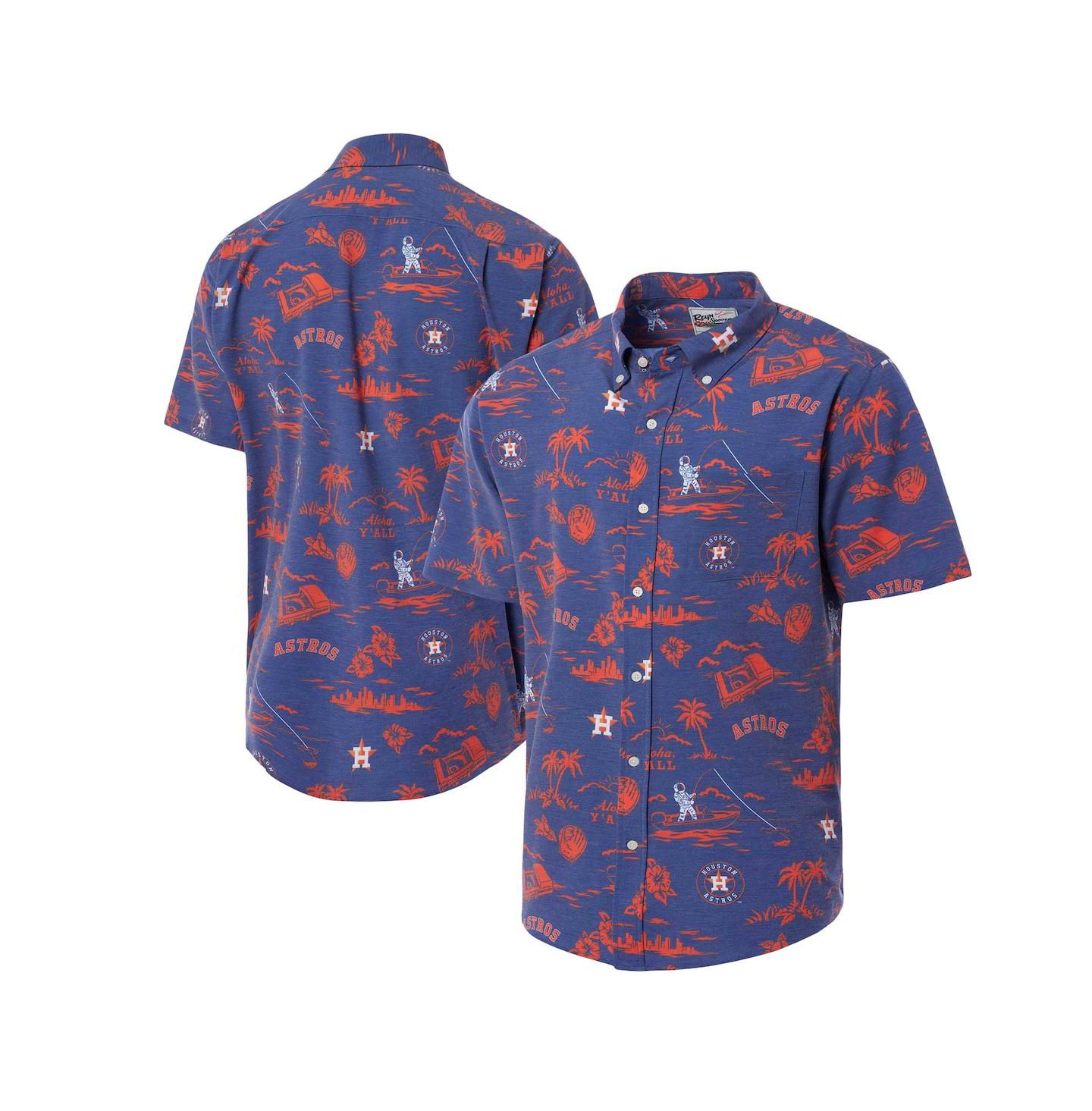 Мужская рубашка Reyn Spooner Navy Houston Astros Kekai Button-Down — фото 1