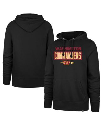 Men's Black Washington Commanders Framework Headline Hoodie