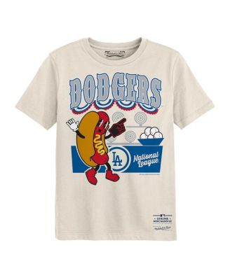 Preschool Cream Los Angeles Dodgers Step Back Up T-Shirt