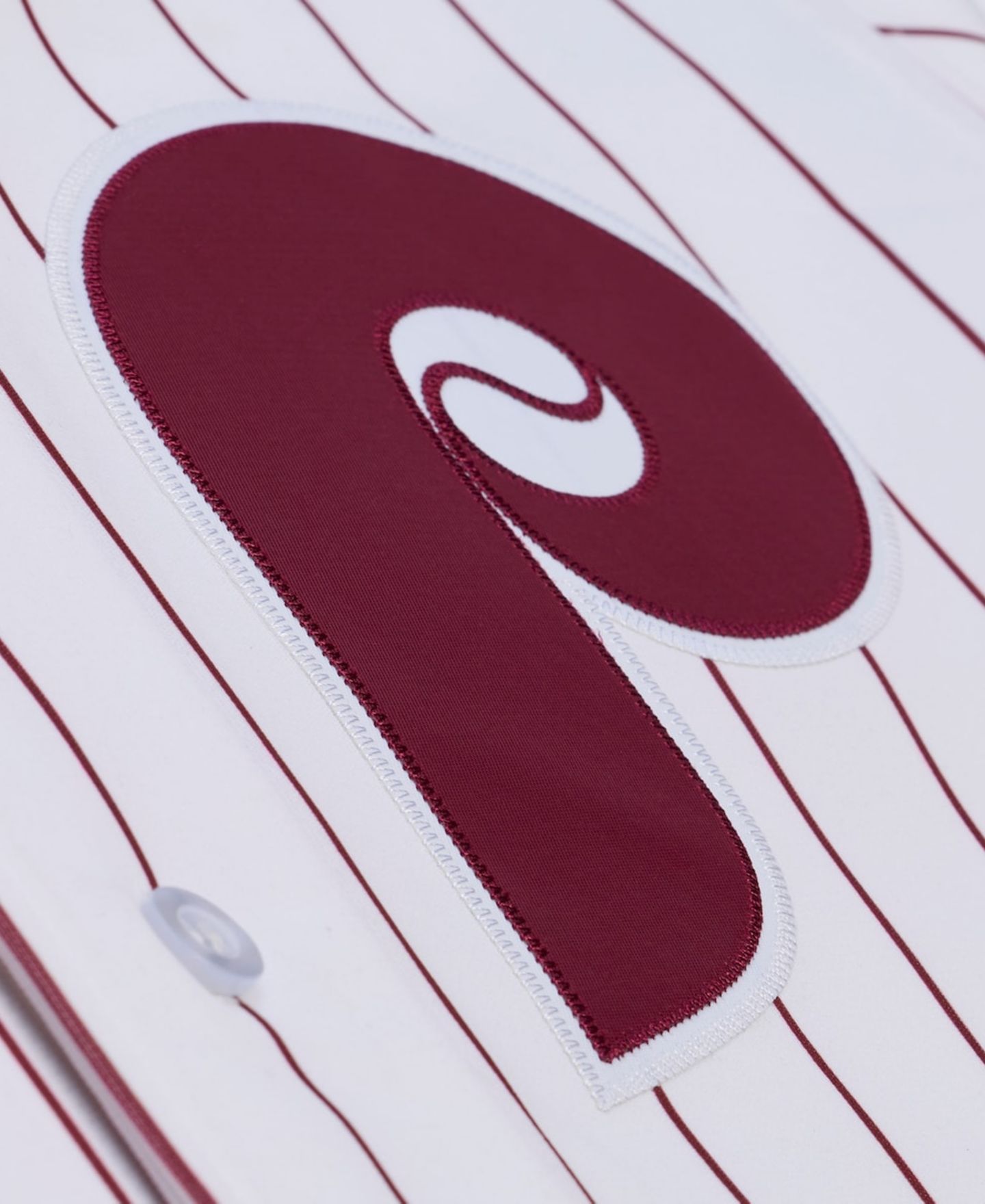Мужской топ Mitchell & Ness Chase Utley White Philadelphia Phillies 2003 Cooperstown Collection Authentic Jersey — фото 4