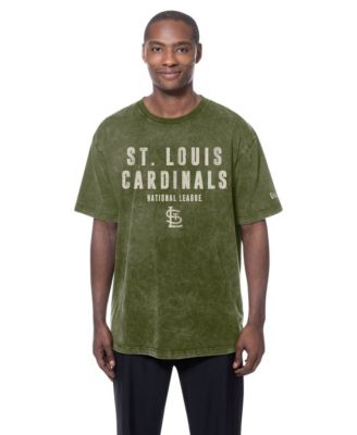 Men's Olive St. Louis Cardinals 2026 Armed Forces Day T-Shirt