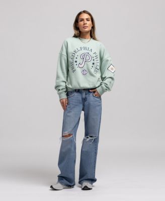 Women's Green Philadelphia Phillies Yacht Rock Sweatshirt