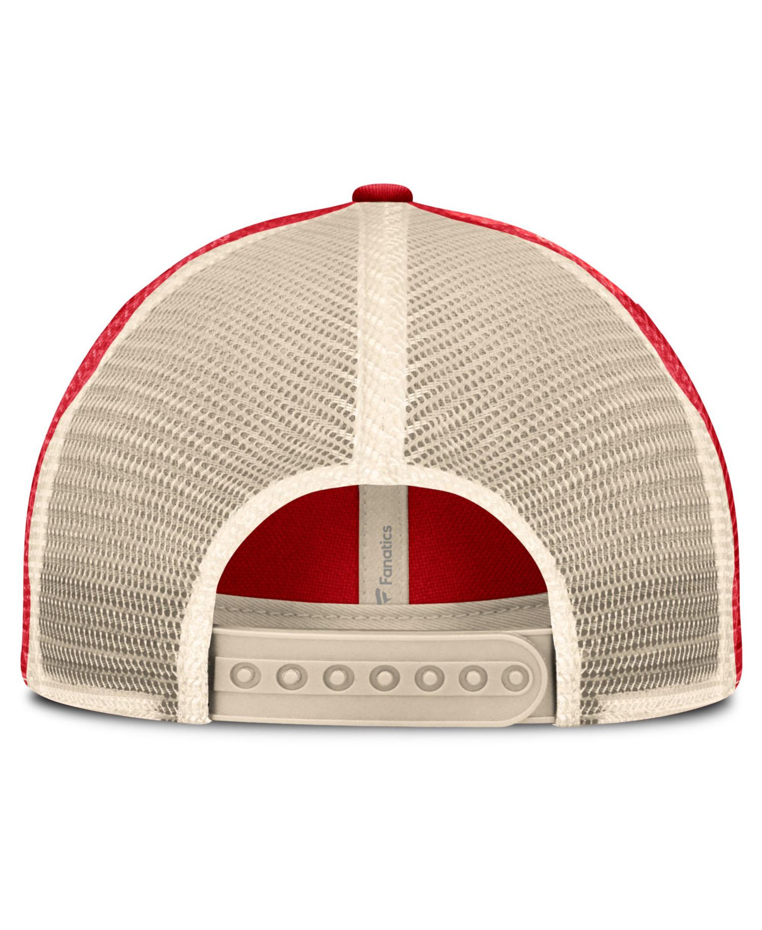 Men's Red/Natural Carolina Hurricanes Rival Trucker Adjustable Hat