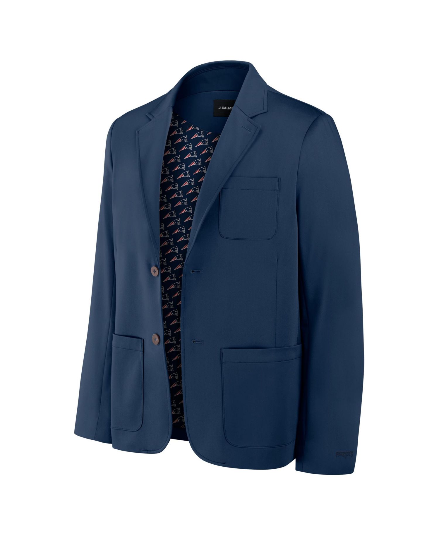 Men's Navy New England Patriots Man-In-Motion Blazer