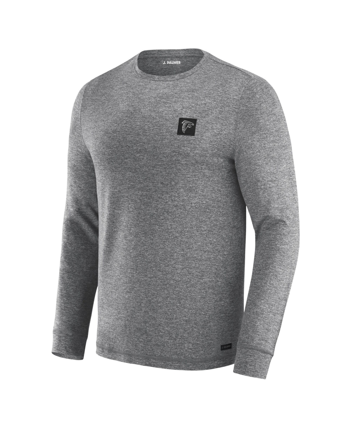 J. Palmer Men's Black Atlanta Falcons Four Down Long Sleeve T-Shirt
