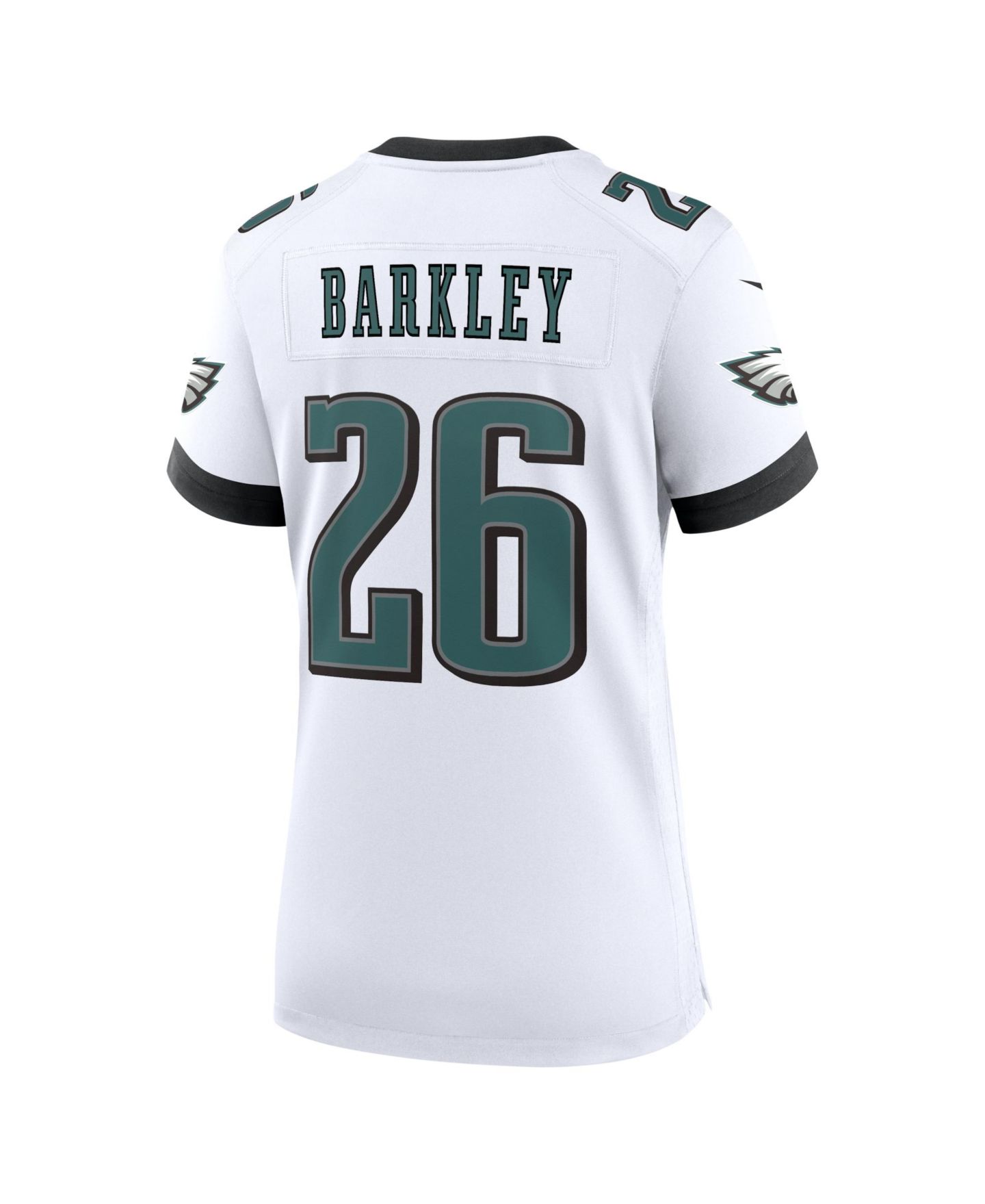 Женский топ Nike Saquon Barkley White Philadelphia Eagles Game Jersey — фото 3