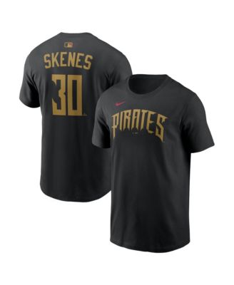 Men's Paul Skenes&nbsp;Black Pittsburgh Pirates 2026 City Connect Name and Number T-Shirt