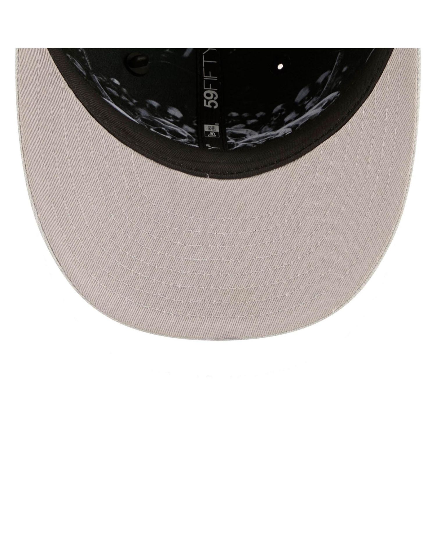 Men's Black/Silver Las Vegas Raiders 2026 NFL Draft Pre-Curved 59FIFTY Fitted Hat