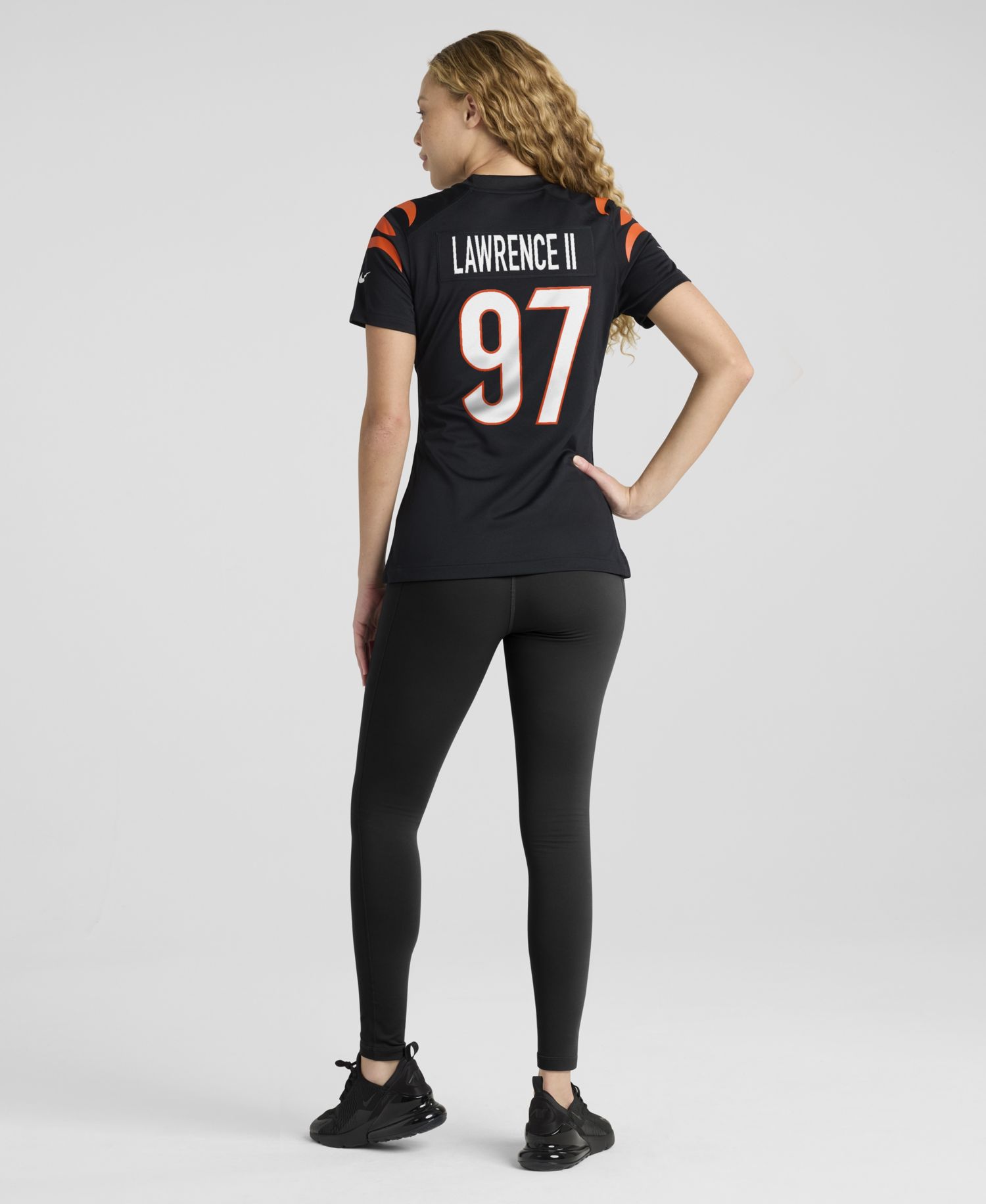 Women's Dexter Lawrence II Black Cincinnati Bengals Game Jersey