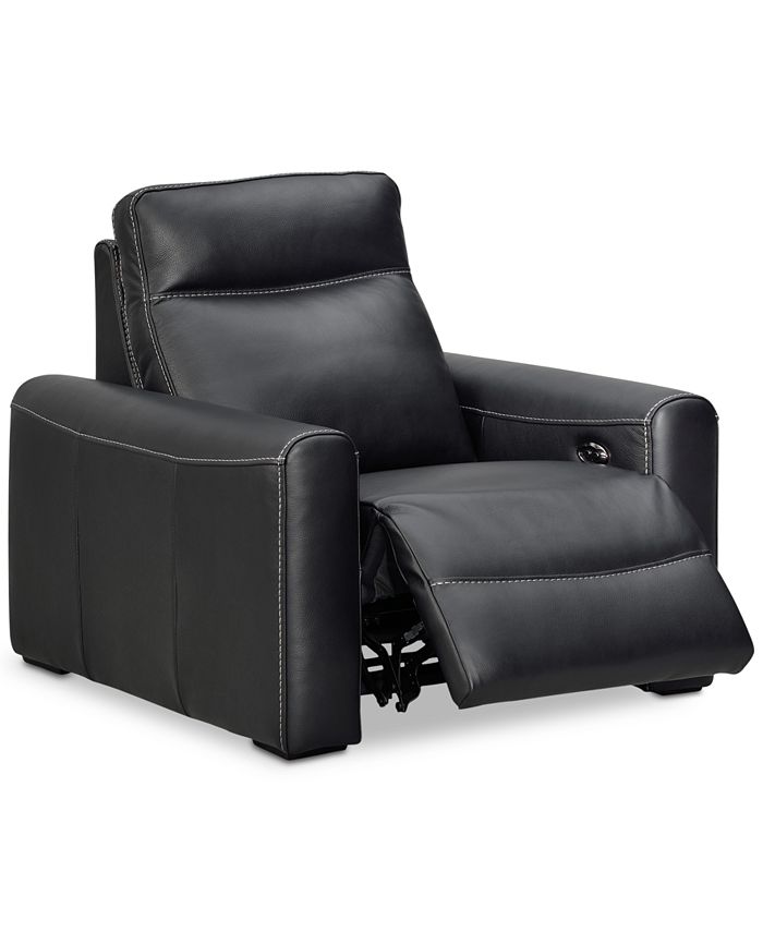 Furniture CLOSEOUT Marzia Leather Power Recliner Created for