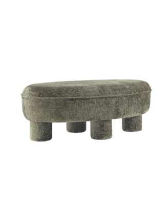 Tribeca 45.5" Chenille Upholstered Accent Ottoman