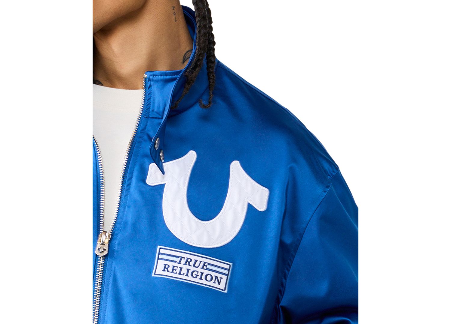 Men's Satin Bomber Jacket