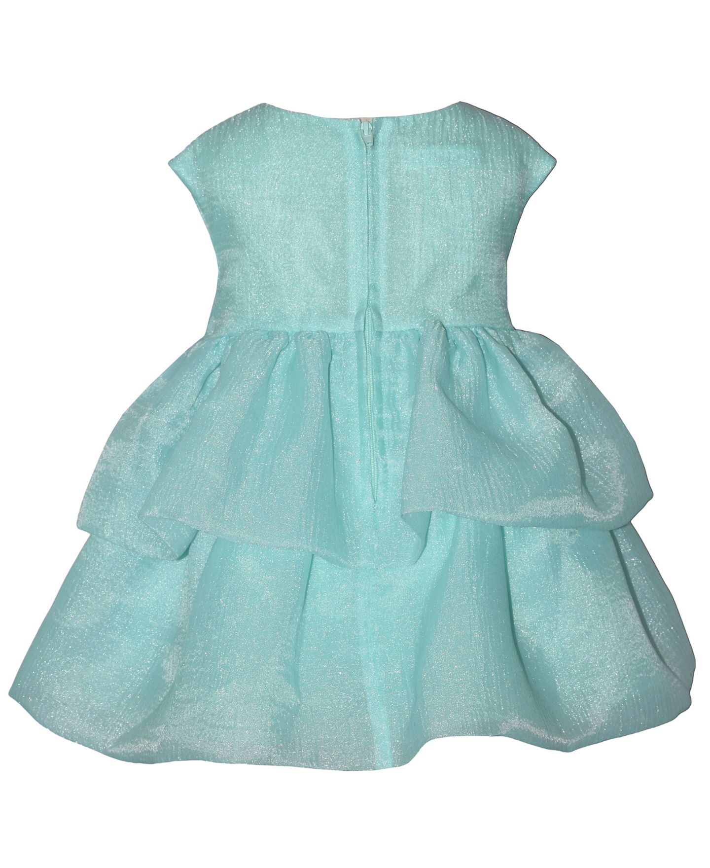 Платье Bonnie Baby Sleeveless Dress with Bow для девочек-малышей, цвет: Аквамариновый — фото 2
