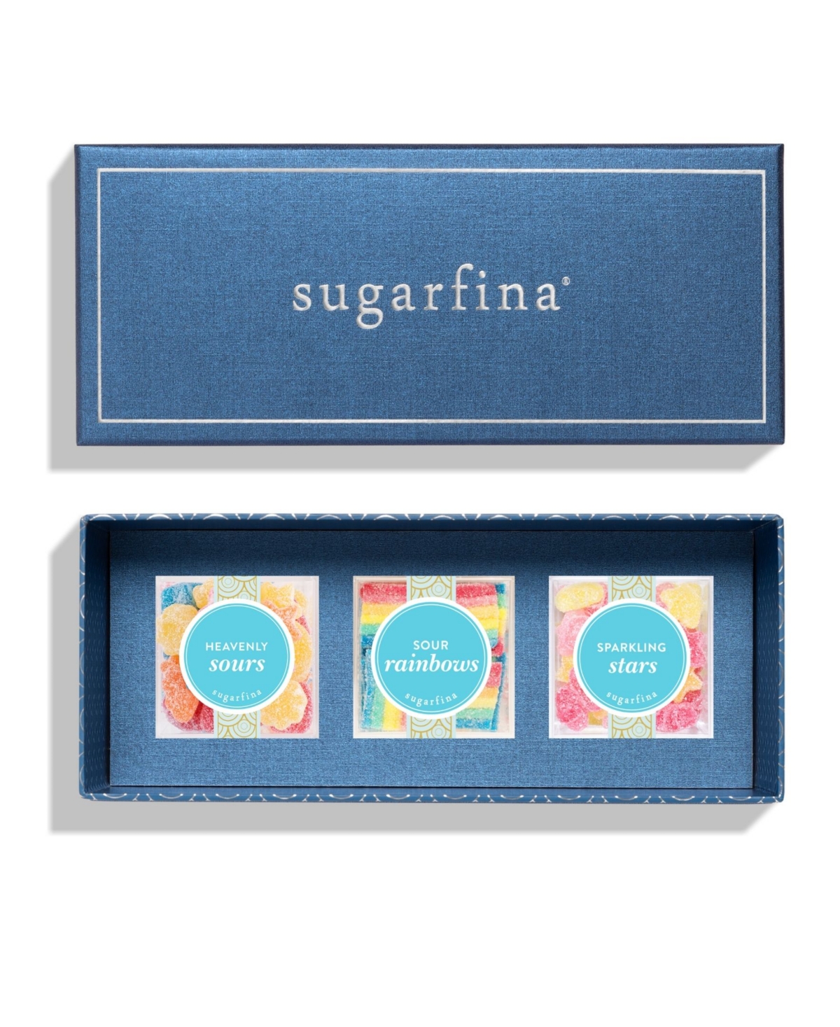 Sugarfina Fourth Of July Stars And Stripes Candy Bento Box, 3-piece In Transparent